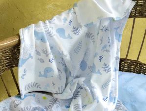 Κουβέρτα 4 Εποχών Κούνιας Nima Baby Baleen